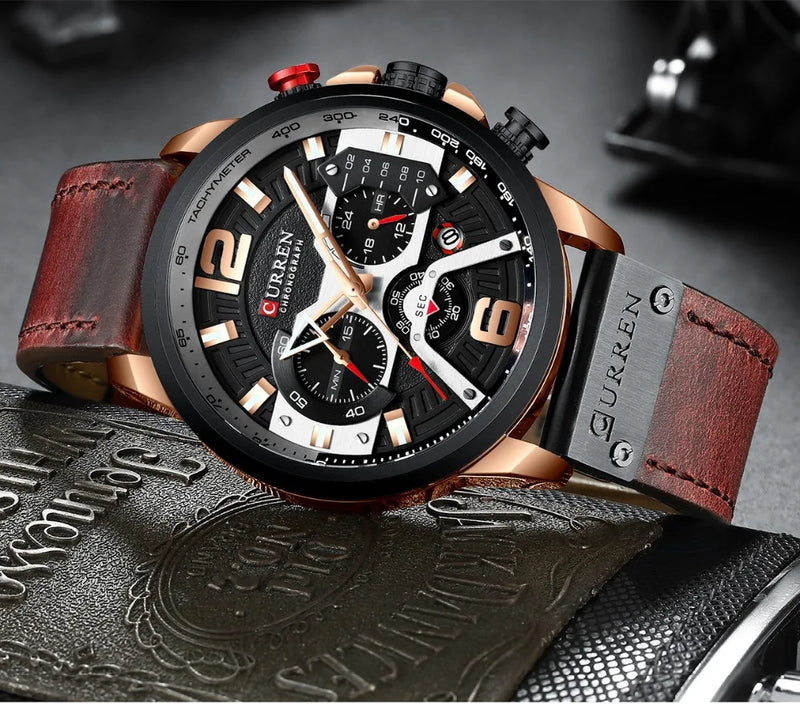 Relógio Curren Sport Chronograph – Estilo e Desempenho para o Homem Moderno