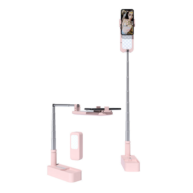 Influencer Live Streaming Stand with Beauty Ring Light