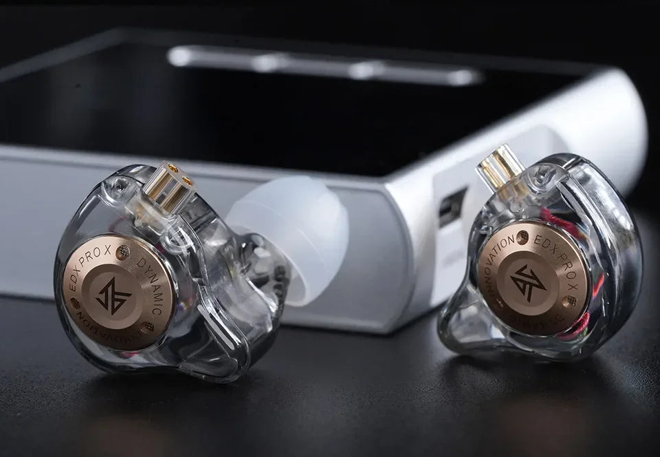 KZ EDX PRO X – Fone de Ouvido Dinâmico HiFi Bass | Qualidade Profissional para Música e Esporte!