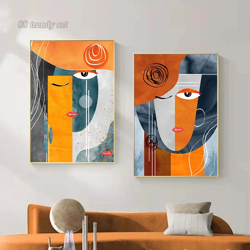 Quadro Abstrato em Tela – Arte Moderna para Decoração