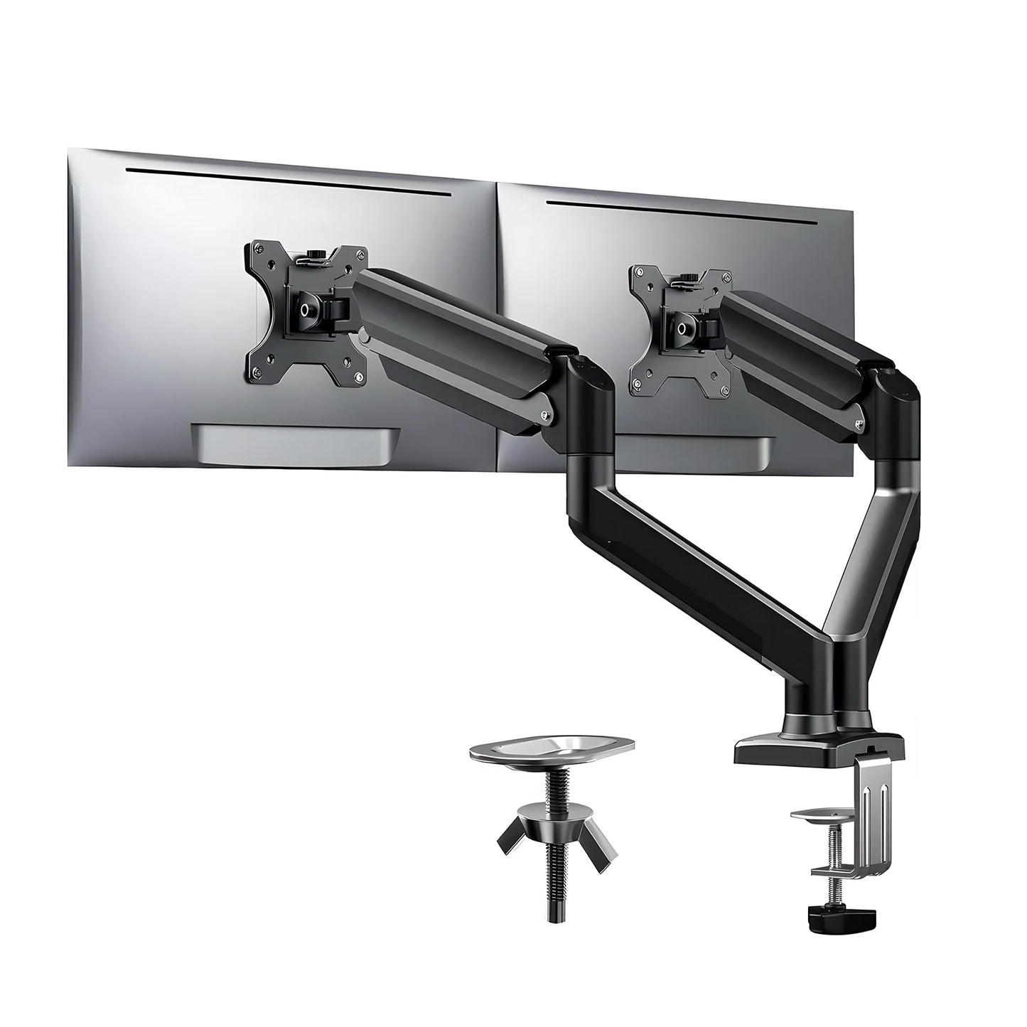 Suporte Articulado para Monitor Duplo – Suporte de Braço para Monitor de 17 a 27 Polegadas