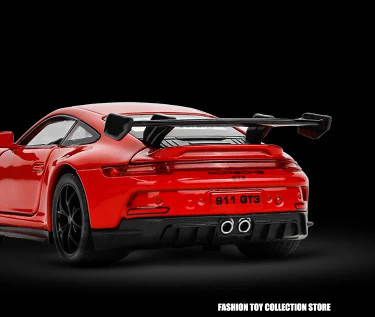 🏎️ Miniatura Porsche 911 GT3 Sport 1:32 MAKEDA – Modelo Esportivo com Luz e Som (Diecast)