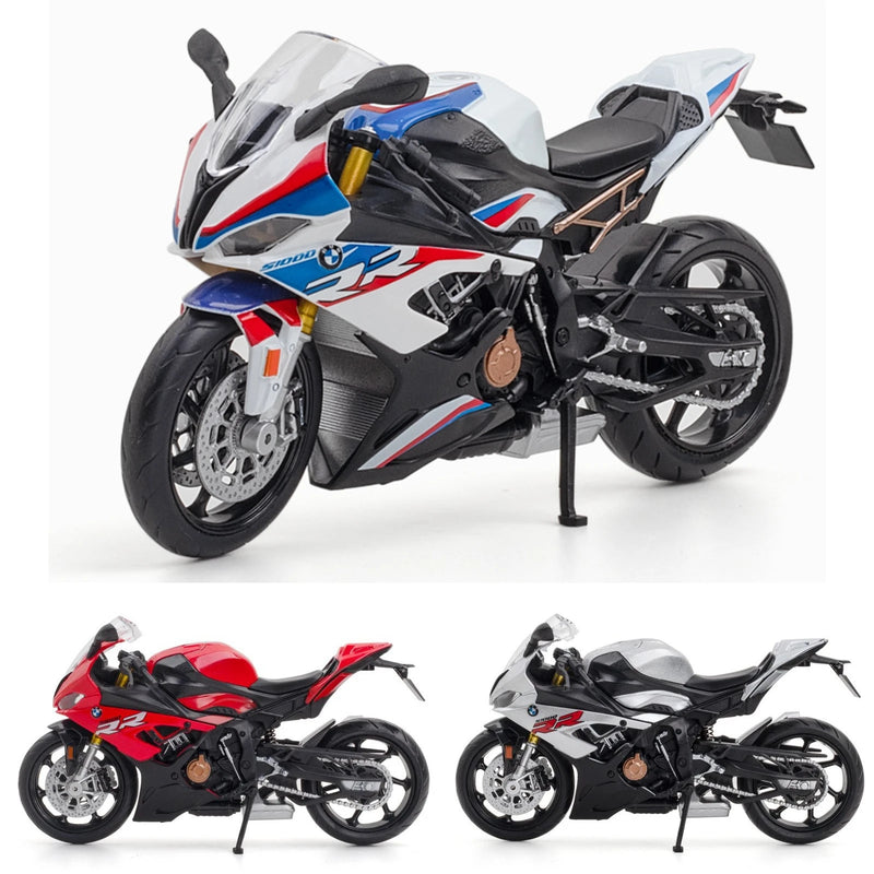 🏍️ Miniatura Moto BMW S1000RR 1:12 RMZ City – Modelo Super Esportiva Colecionável (Diecast)