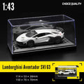 🏎️ Miniatura MSZ 1:36~1:47 Lamborghini Aventador SVJ 63, BMW X5 M, M6 GT3 e Volkswagen – Carros Colecionáveis em Liga Metálica com Caixa Acrílica