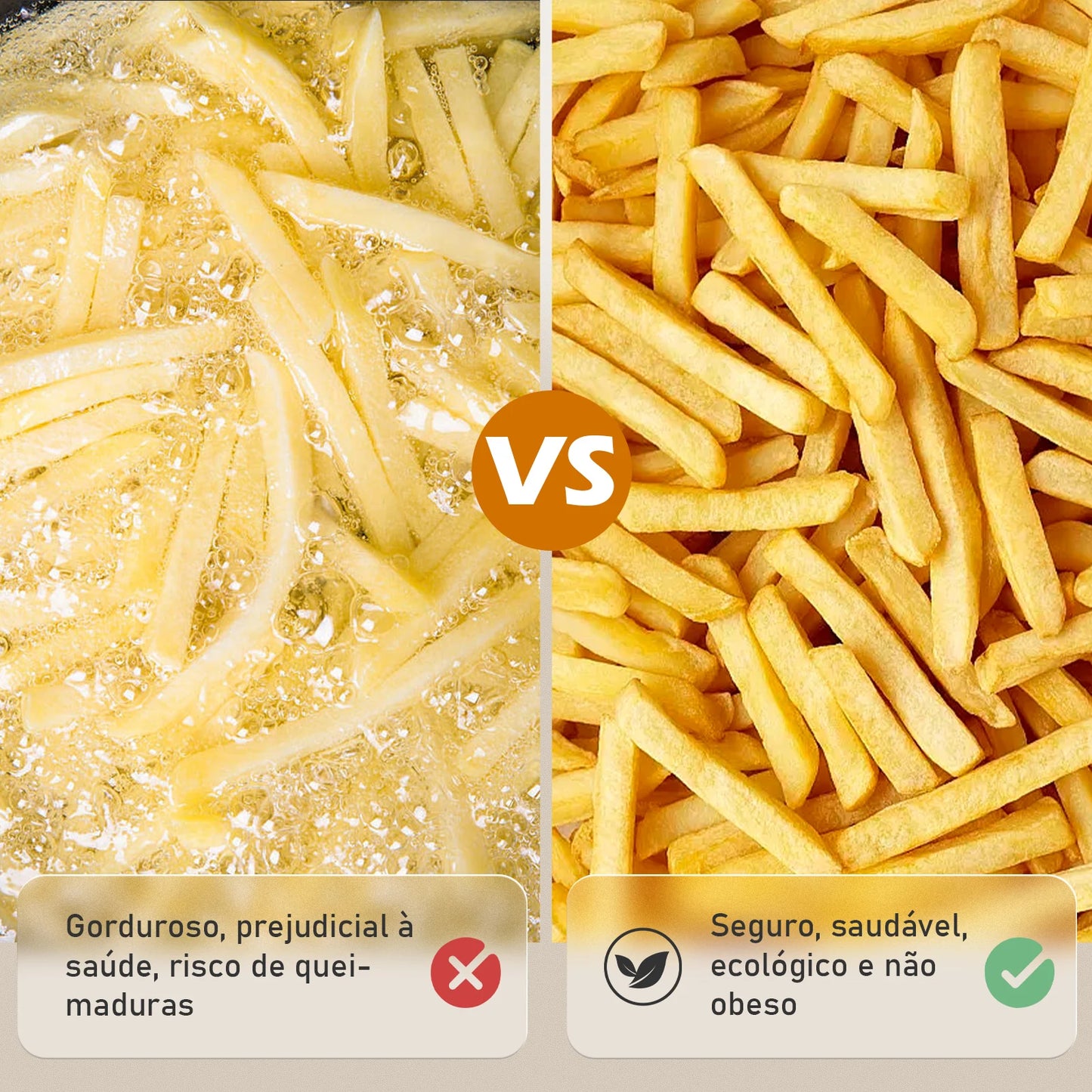 Air Fryer 7L 220V – Fritadeira Elétrica Sem Óleo