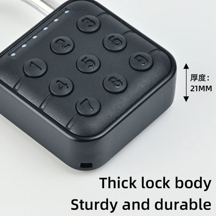 Fechadura Digital Inteligente EGFirtor Tuya – Biometria, Senha e App | Smart Lock à Prova D’Água IP67 para Portas de Madeira, Vidro, Aço ou Armários