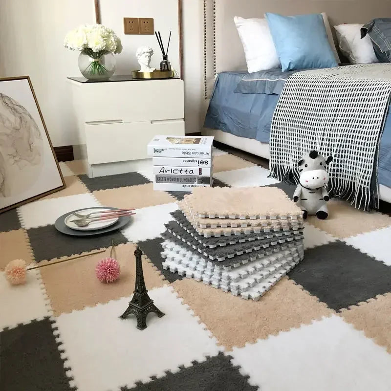 Tapete de Espuma Fofo 30x30cm – Conforto e Estilo para Seu Lar!