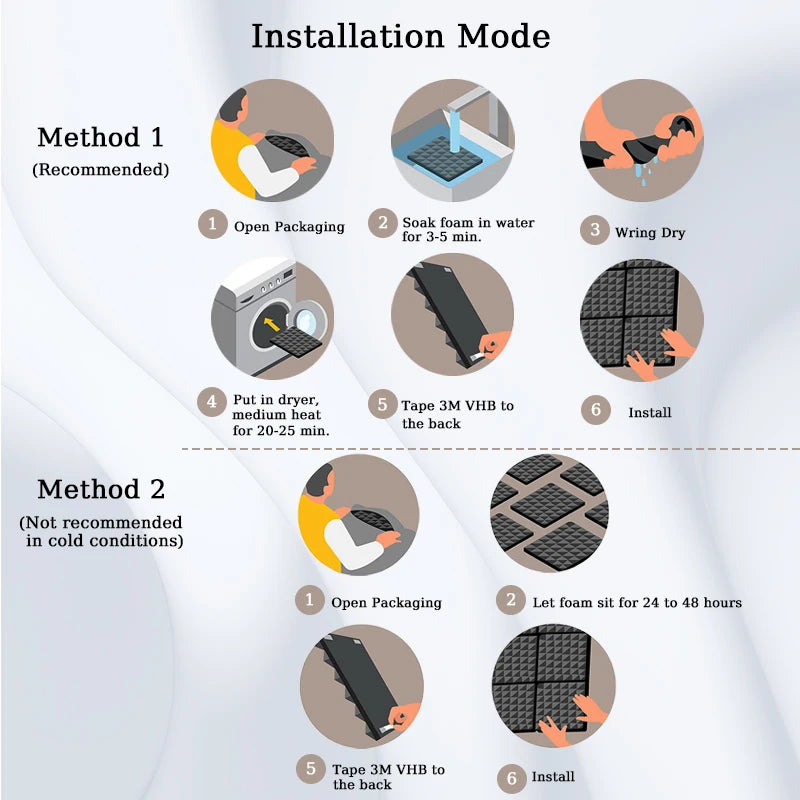 TOUO Studio Acoustic Foam Panels – Painéis de Espuma Acústica para Estúdios, Escritórios e Tratamento de Som