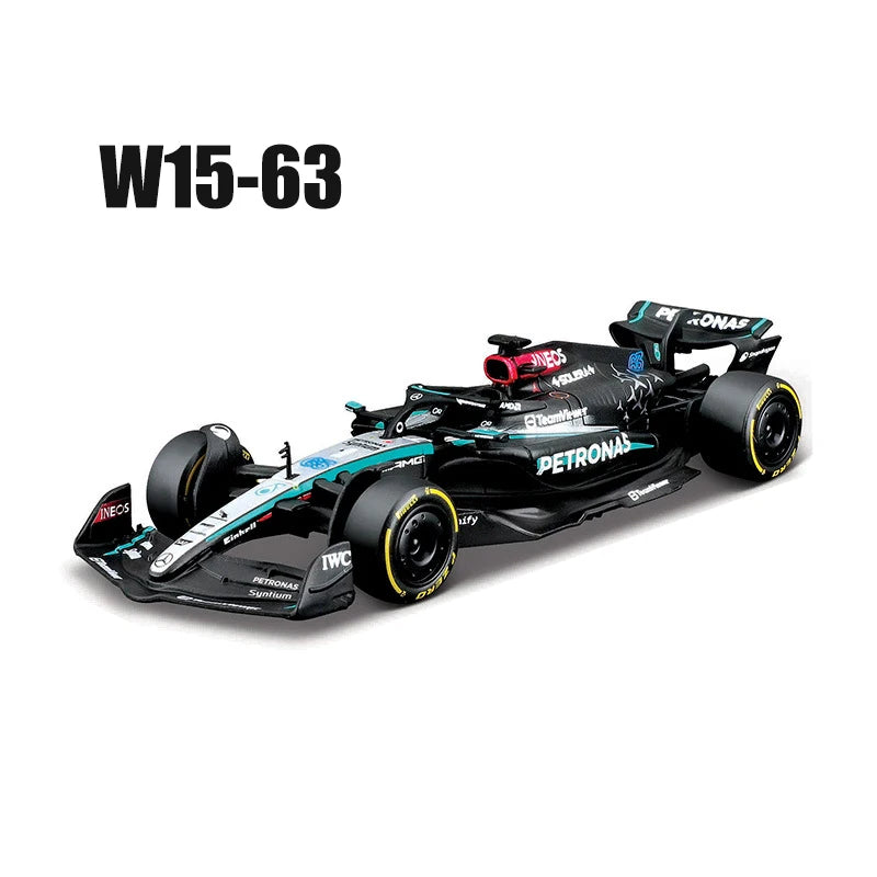 🏁 Miniatura F1 McLaren MCL38 Bburago 1:43 – Edição Miami & Mônaco GP 2024 (Diecast Colecionável)