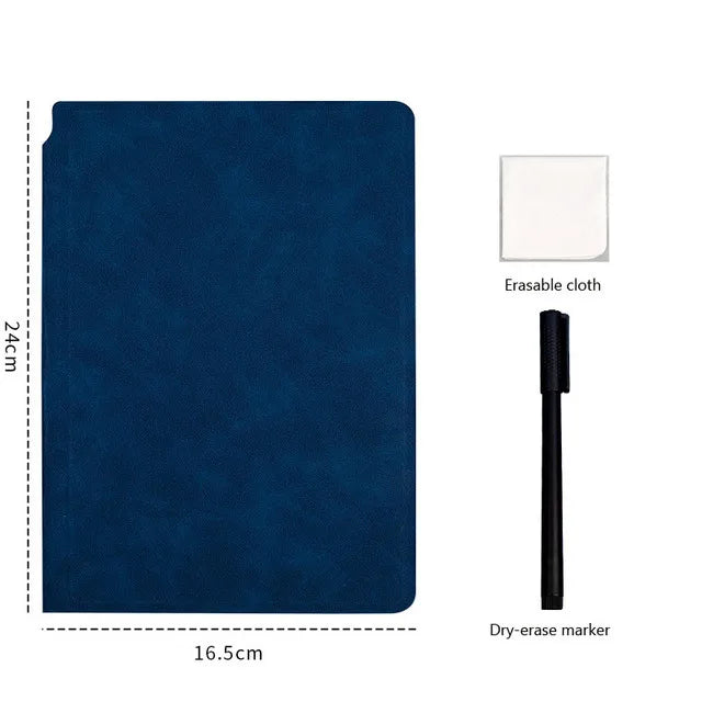 A5 Reusable Whiteboard Notebook – Planeje Seu Dia de Forma Eficiente!
