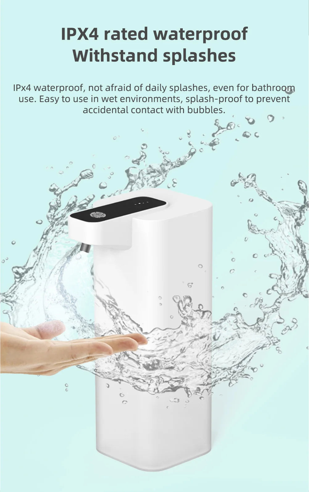 Dispensador Automático de Sabão Espuma – Tecnologia de Sensor Infravermelho!
