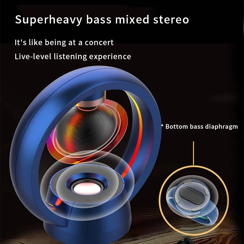 Martiel Maglev Stereo Bluetooth Speaker – O Presente Perfeito de Aniversário com Tecnologia e Som de Alta Qualidade!