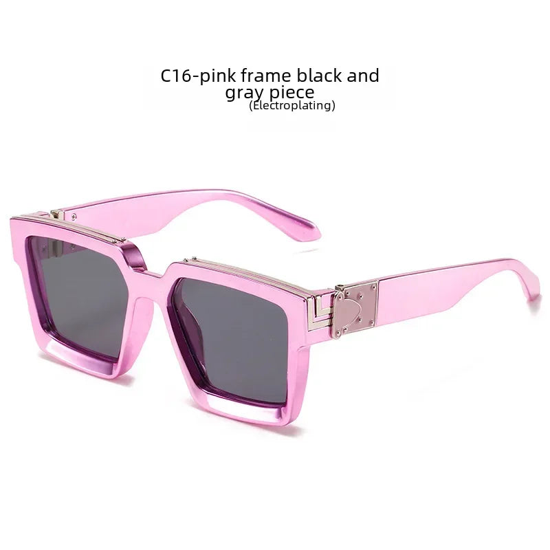 Óculos de Sol Square Fashion – Estilo Milionário!
