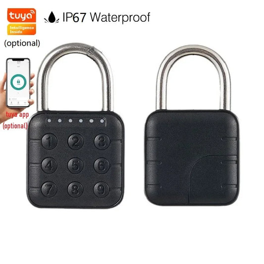 Fechadura Digital Inteligente EGFirtor Tuya – Biometria, Senha e App | Smart Lock à Prova D’Água IP67 para Portas de Madeira, Vidro, Aço ou Armários