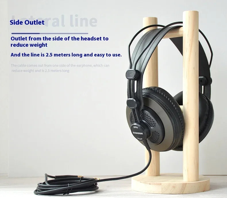 SAMSON SR850 Headphones – Fones de Ouvido Semi-Fechados Profissionais para Gravações