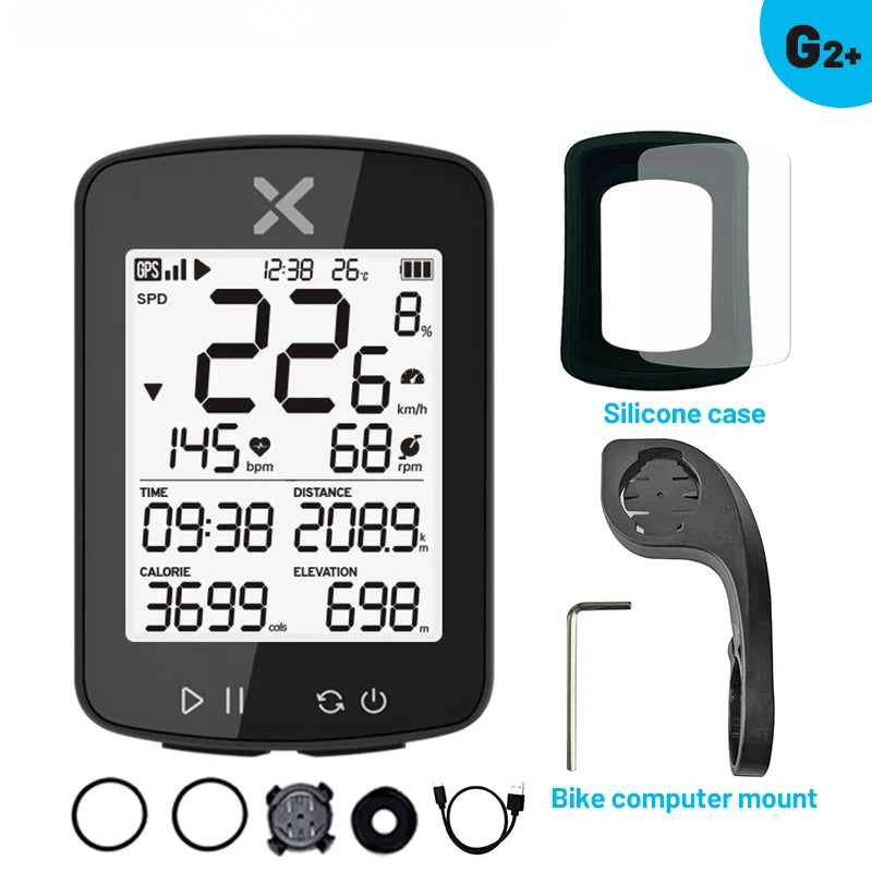 XOSS G2/G2 Plus – Ciclocomputador GPS Wireless para Ciclismo