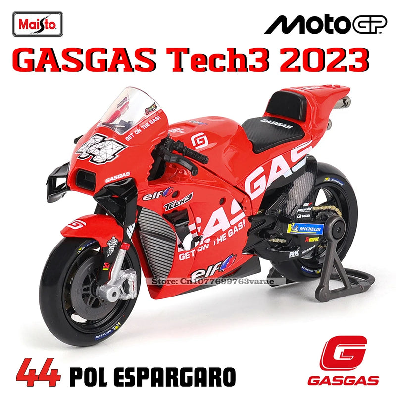 🏍️ Miniatura Moto Yamaha Factory Racing Team 2022 1:18 Maisto – Modelos #21 Morbidelli e #20 Quartararo (Diecast)