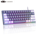 MageGee Mini 60% Gaming Keyboard – Teclado Compacto e Ergonômico com Retroiluminação RGB