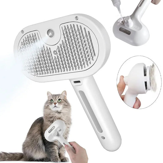 Escova de Limpeza Elétrica 3 em 1 para Cães e Gatos!