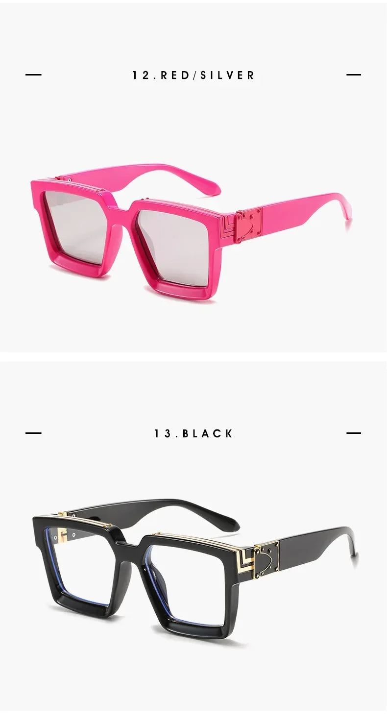 Óculos de Sol Square Fashion – Estilo Milionário!