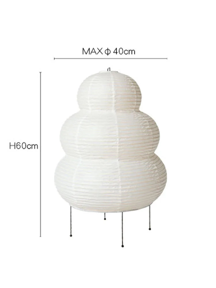 Lâmpada de Mesa LED Estilo Japonês – Elegância e Tradição com Toque Moderno!