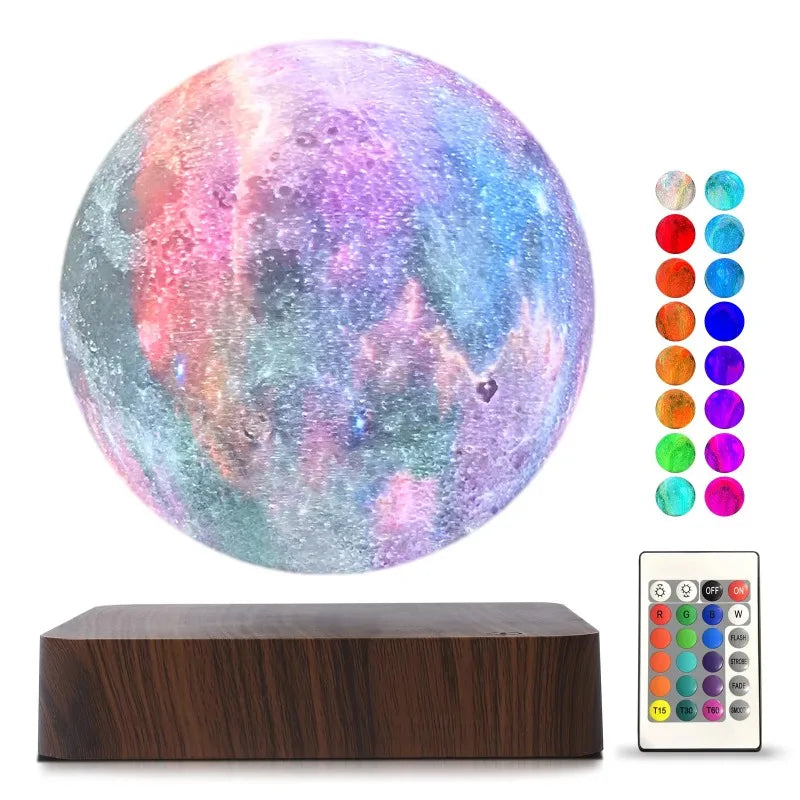16-Color Floating Light Maglev Light – Iluminação Moderna com Tecnologia de Suspensão Magnética