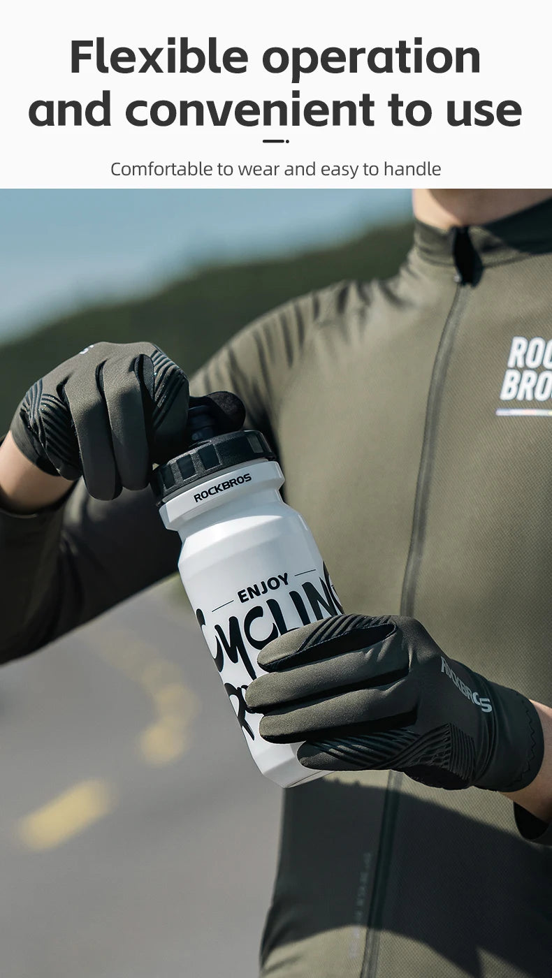 ROCKBROS Luvas de Ciclismo – Proteção, Conforto e Controle!