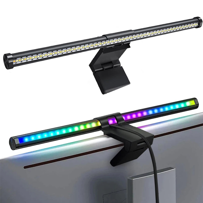 LED Monitor Light Bar for Computer Screen - RGB Atmosphere Table Lamp (44cm)