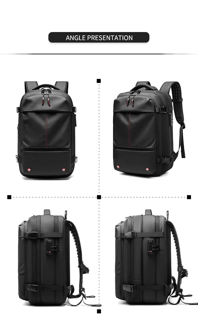 Mochila de Viagem Masculina 17” INFEYLAY – Grande Capacidade, Estilo e Conforto para Seu Dia a Dia