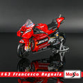 🏍️ Miniatura Moto Yamaha Factory Racing Team 2022 1:18 Maisto – Modelos #21 Morbidelli e #20 Quartararo (Diecast)