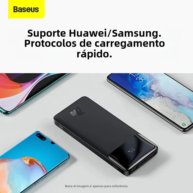 Baseus 30000mAh Power Bank Portable Charger External Battery Fast Charging Pack Powerbank For POCO Xiaomi mi PoverBank