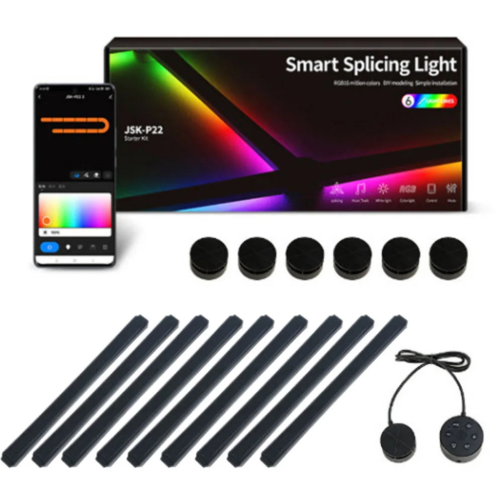 Luminária RGB Inteligente – Iluminação Personalizada para Seu Espaço!