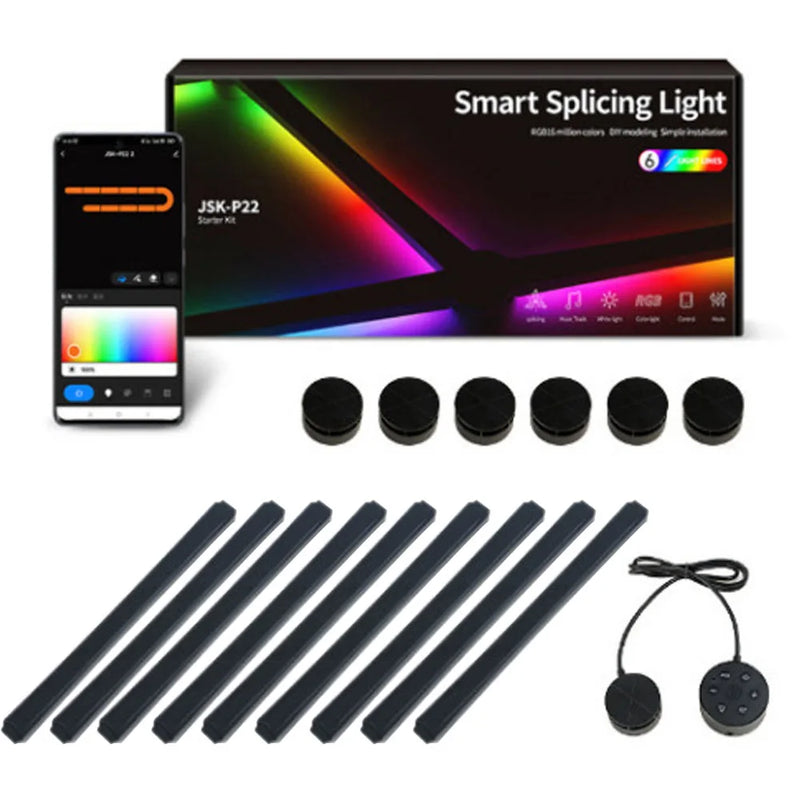 Luminária RGB Inteligente – Iluminação Personalizada para Seu Espaço!