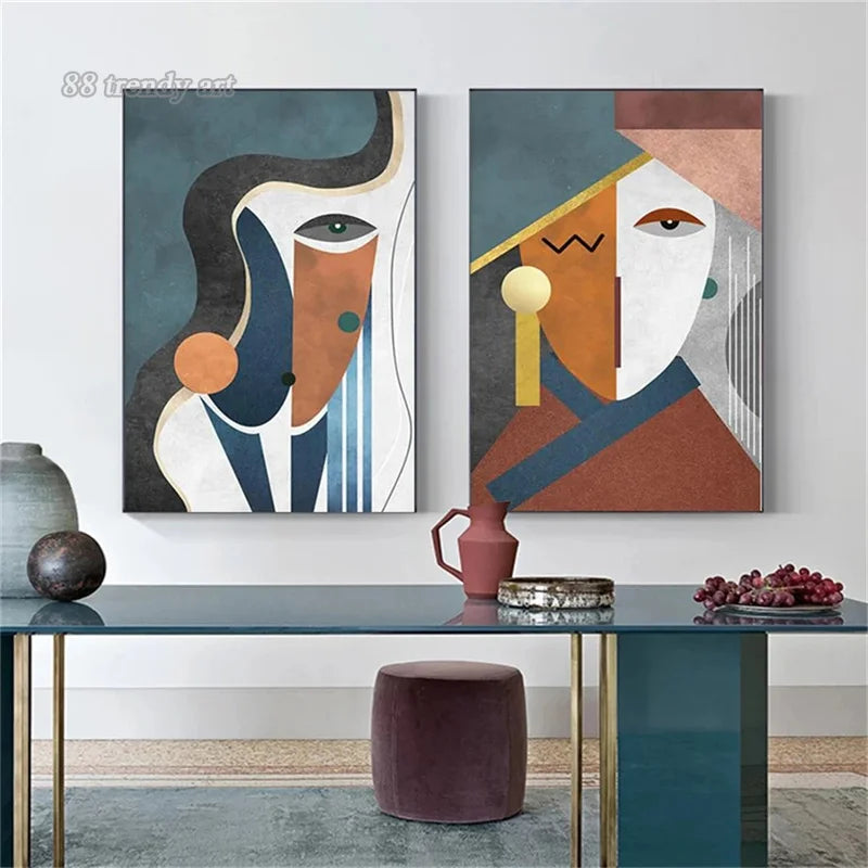 Quadro Abstrato em Tela – Arte Moderna para Decoração