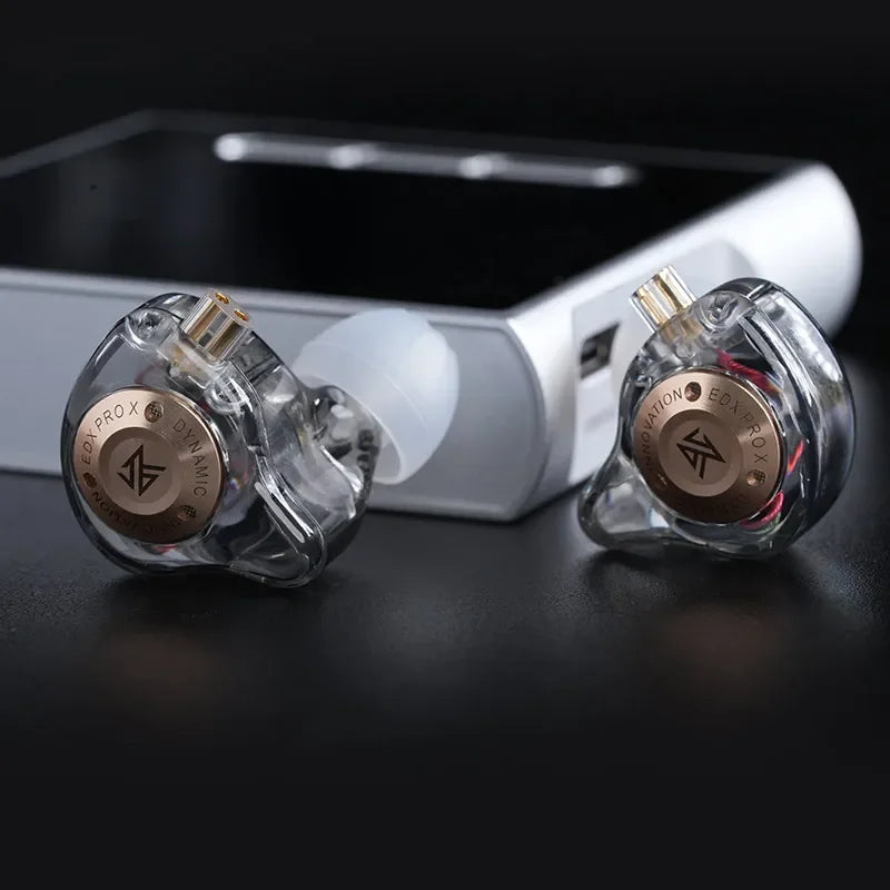 KZ EDX PRO X – Fone de Ouvido Dinâmico HiFi Bass | Qualidade Profissional para Música e Esporte!