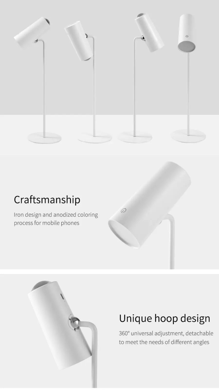 Luminária de Mesa LED – Iluminação Inteligente para Seus Estudos!