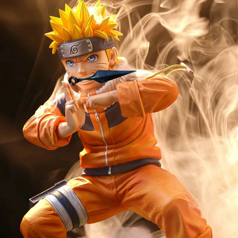 Figura Colecionável Uzumaki Naruto – 18cm Kagebunsin no Jutsu PVC