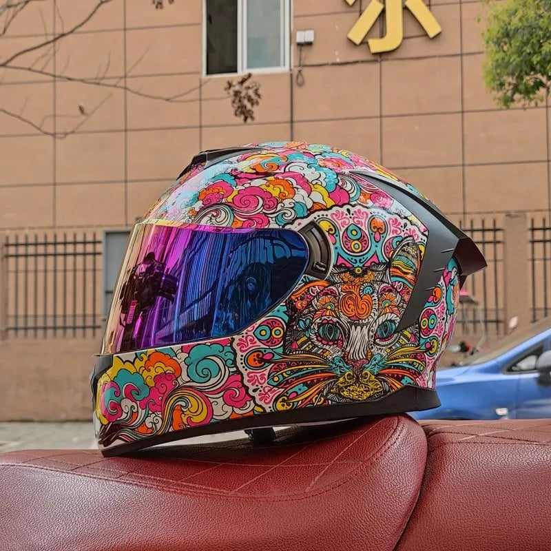 Capacete Modular Full Face ORZ – Segurança e Conforto para Motos e Scooters | Certificação DOT