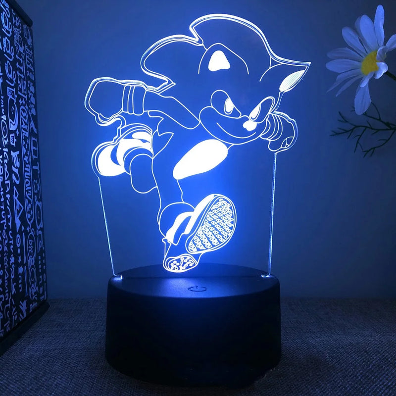 Sonices 3D Visual Illusion Night Light – Criatividade e Encanto para o Seu Ambiente