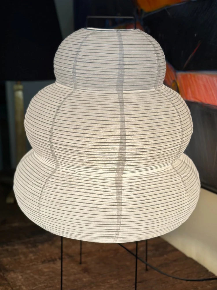 Lâmpada de Mesa LED Estilo Japonês – Elegância e Tradição com Toque Moderno!