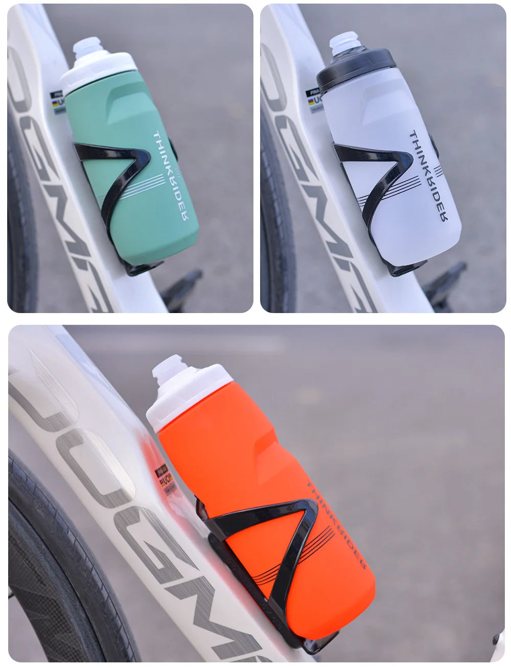 ThinkRider Garrafa de Água para Ciclismo – 620ml/750ml