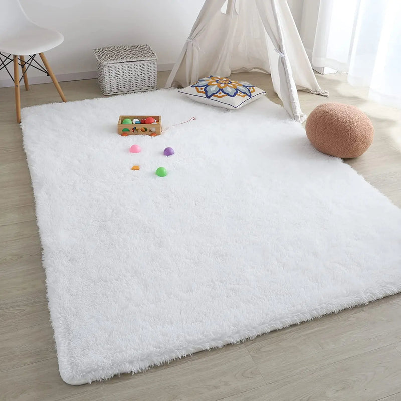 Tapete de Pelúcia para Sala de Estar e Quarto Infantil – Conforto e Estilo Moderno