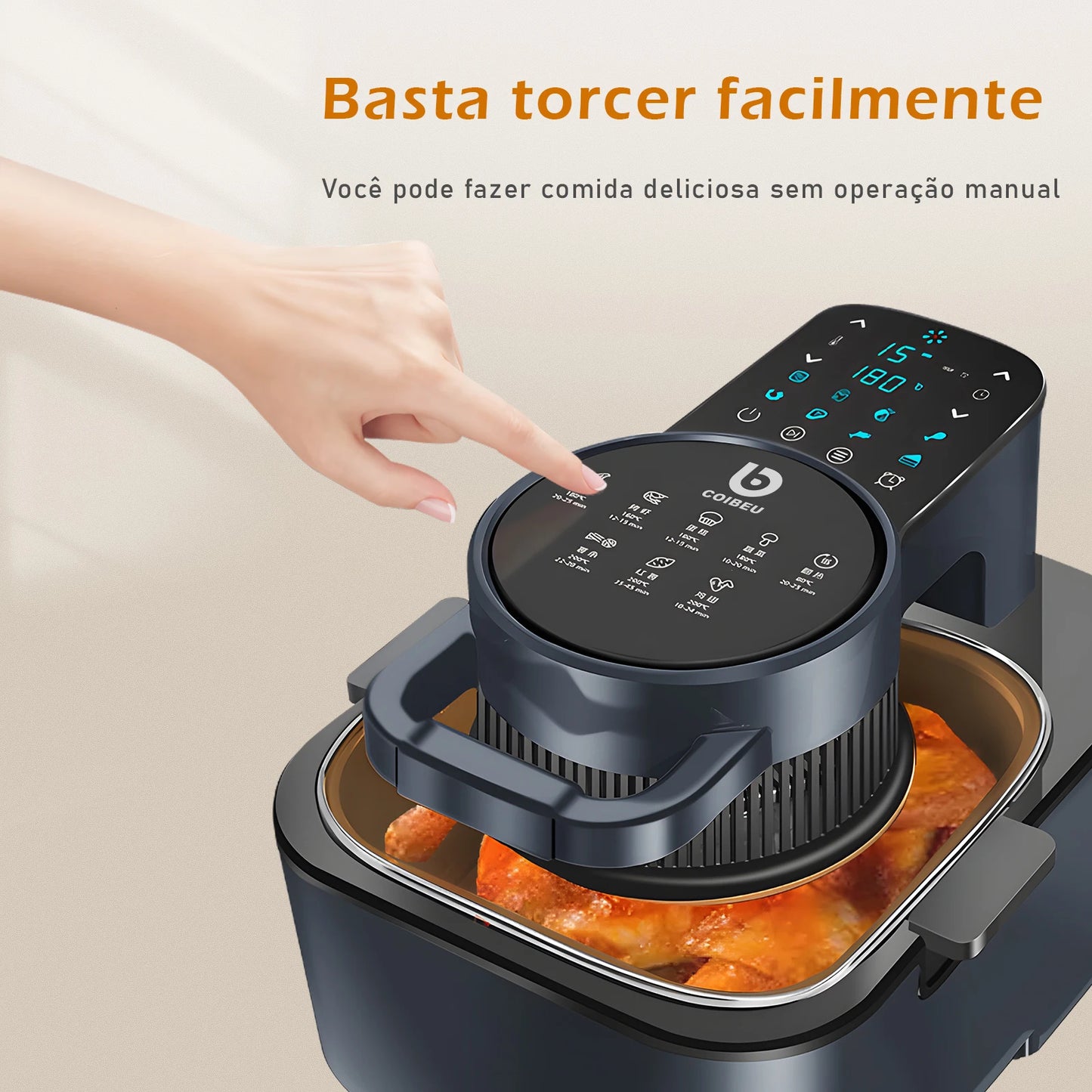 Air Fryer 7L 220V – Fritadeira Elétrica Sem Óleo