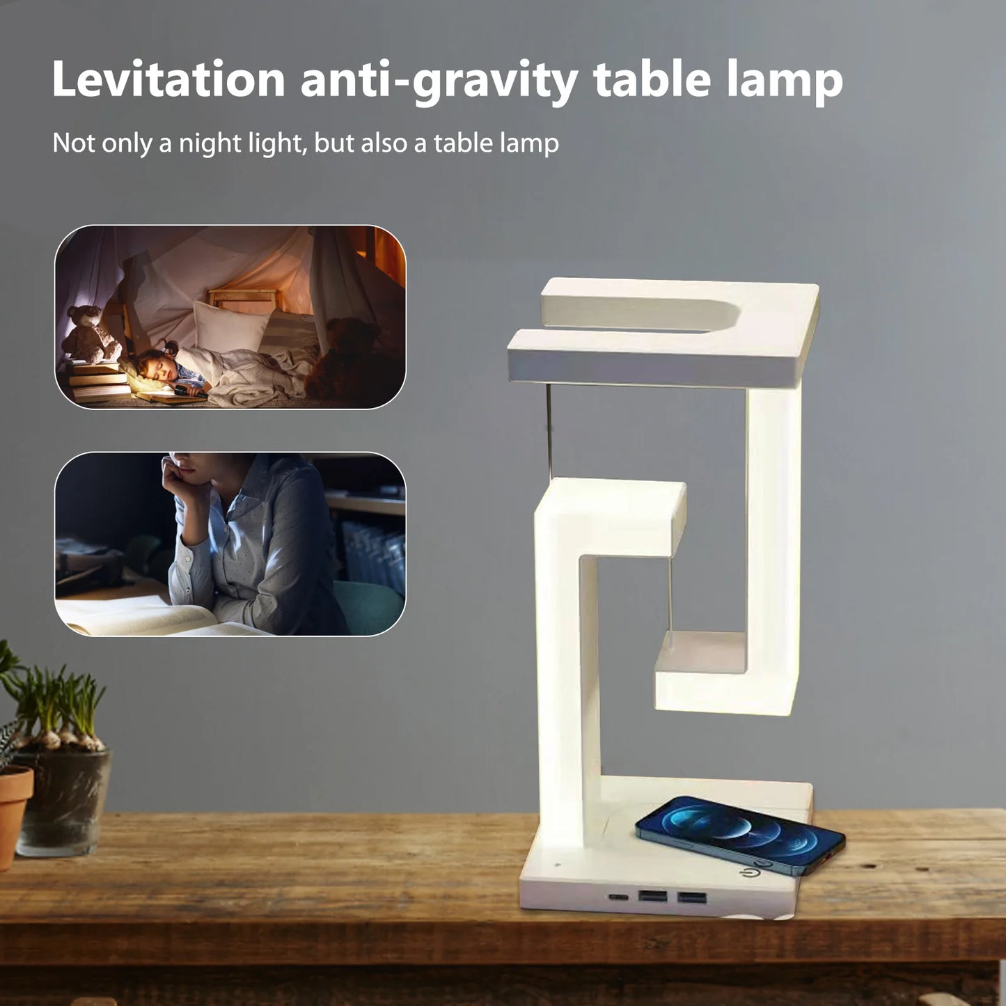Luminária LED Suspensa Anti-Gravity – Um Toque Futurista na Sua Decoração!