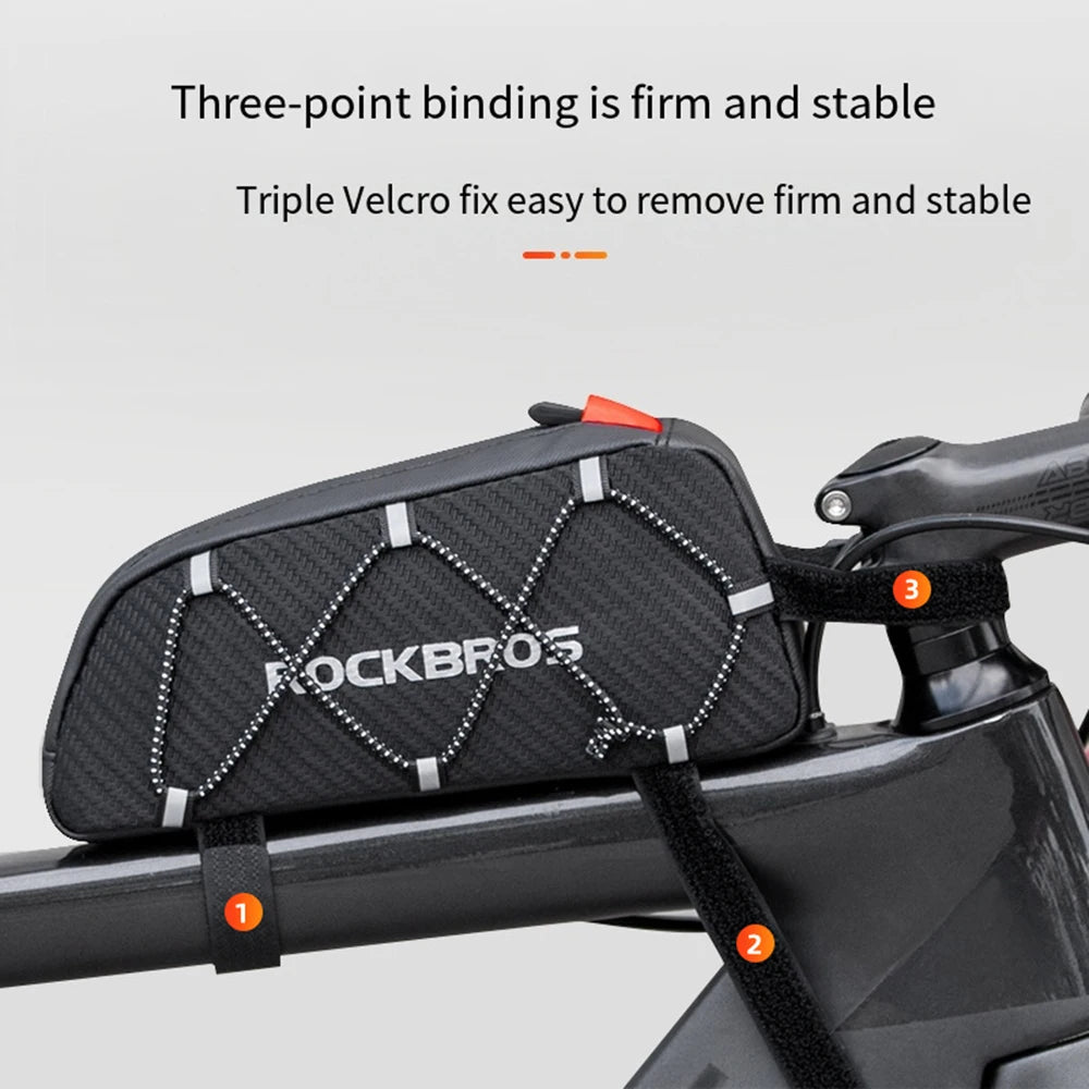 Bolsa de Quadro ROCKBROS – Impermeável, Leve e Funcional para Ciclismo