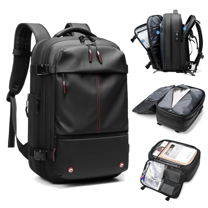 Mochila de Viagem Masculina 17” INFEYLAY – Grande Capacidade, Estilo e Conforto para Seu Dia a Dia