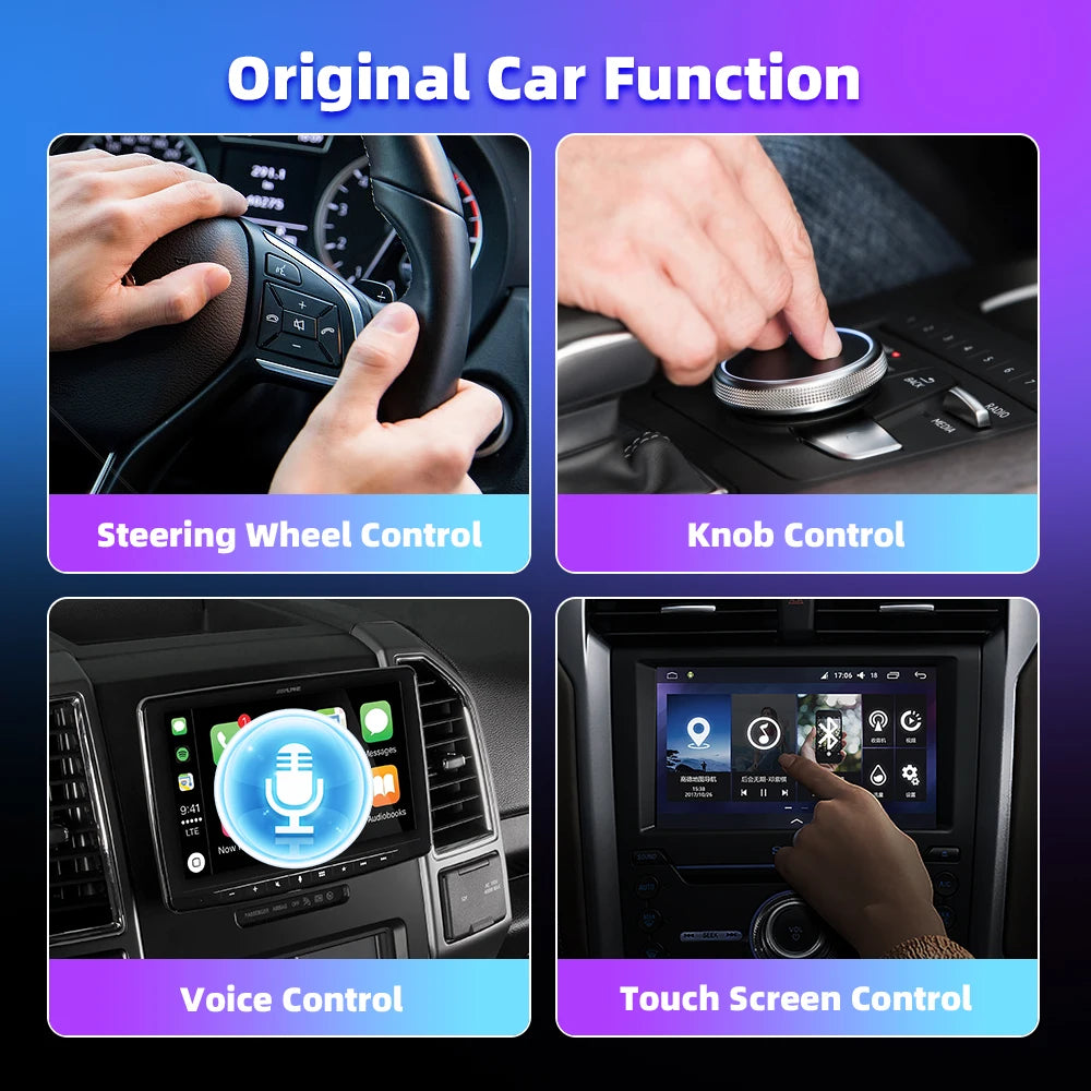 Adaptador 2 em 1 Wireless CarPlay e Android Auto – Conectividade Inteligente Plug &amp; Play para Seu Veículo