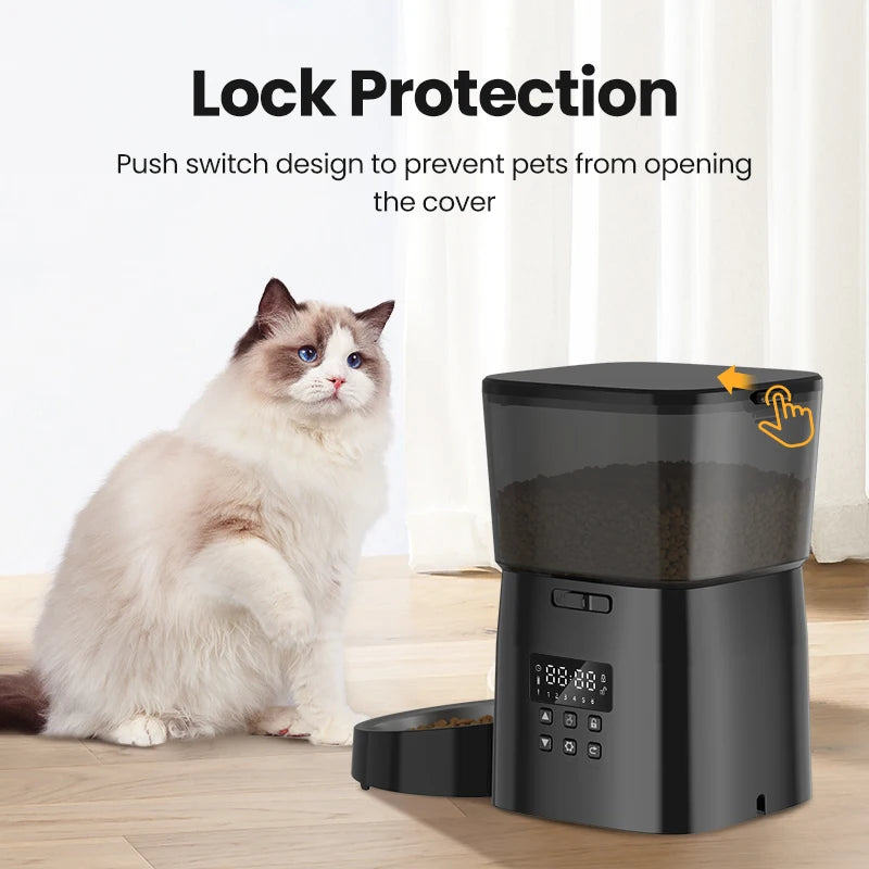 Alimentador Automático ROJECO para Gatos e Cães!
