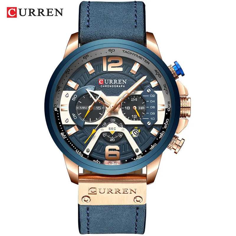 Relógio Curren Sport Chronograph – Estilo e Desempenho para o Homem Moderno