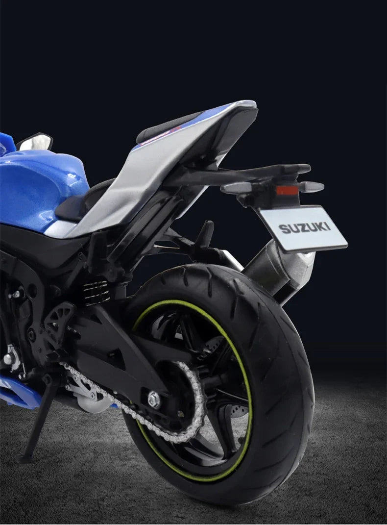 1:12 Suzuki GSX-R1000R Aprilia RSV4 Alloy Racing Motorcycle Model Diecast Street Cross-Country Motorcycle Model High Simulation